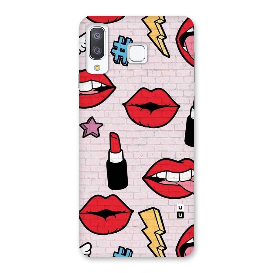 Bold Red Back Case for Galaxy A8 Star
