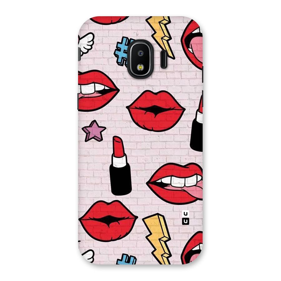 Bold Red Back Case for Galaxy J2 Pro 2018