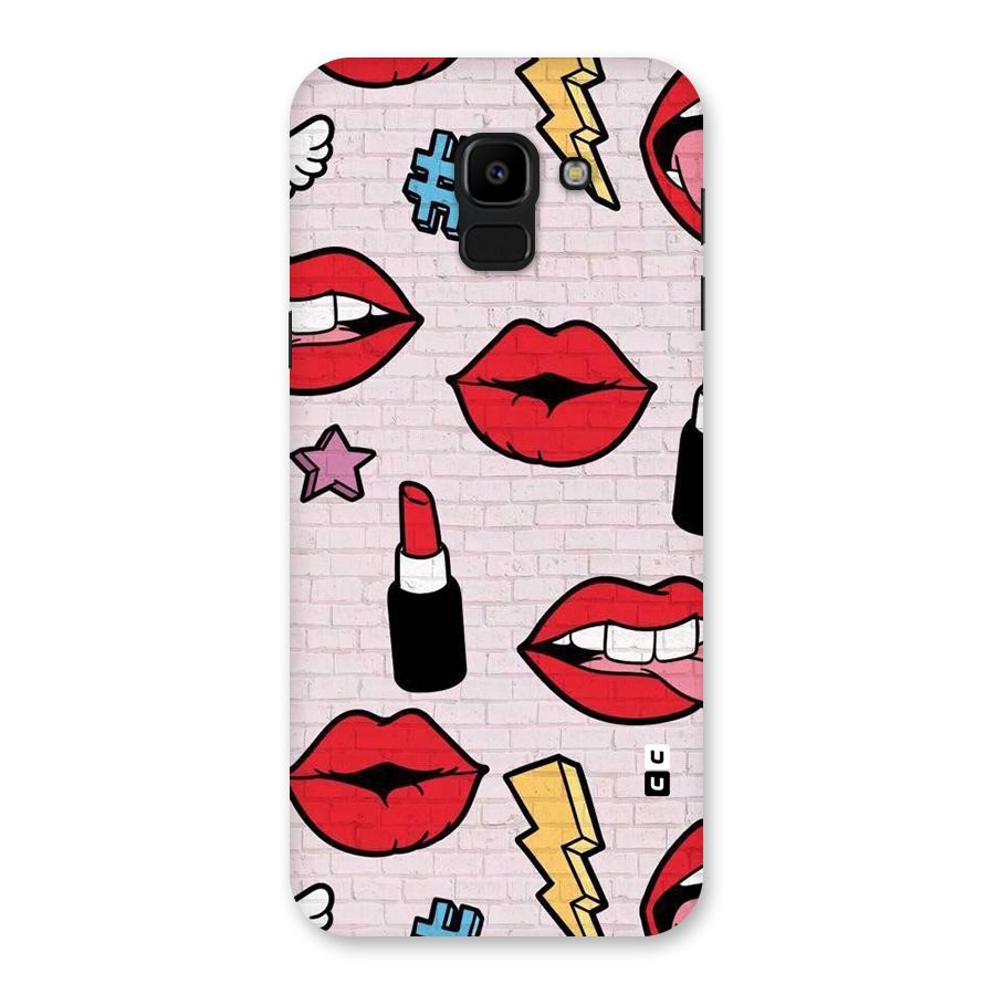 Bold Red Back Case for Galaxy J6