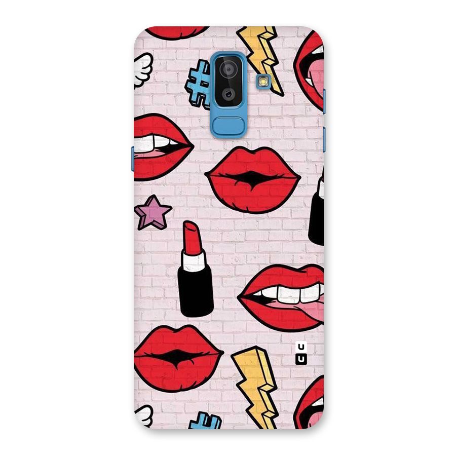 Bold Red Back Case for Galaxy J8