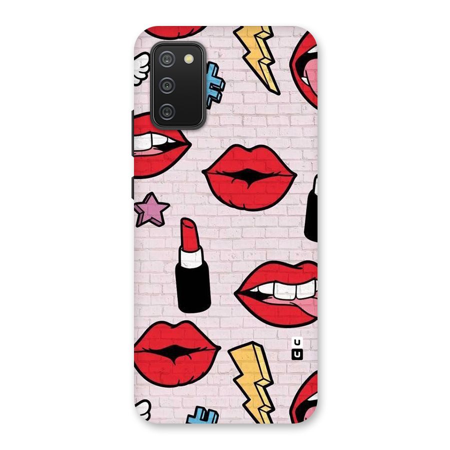 Bold Red Back Case for Galaxy M02s