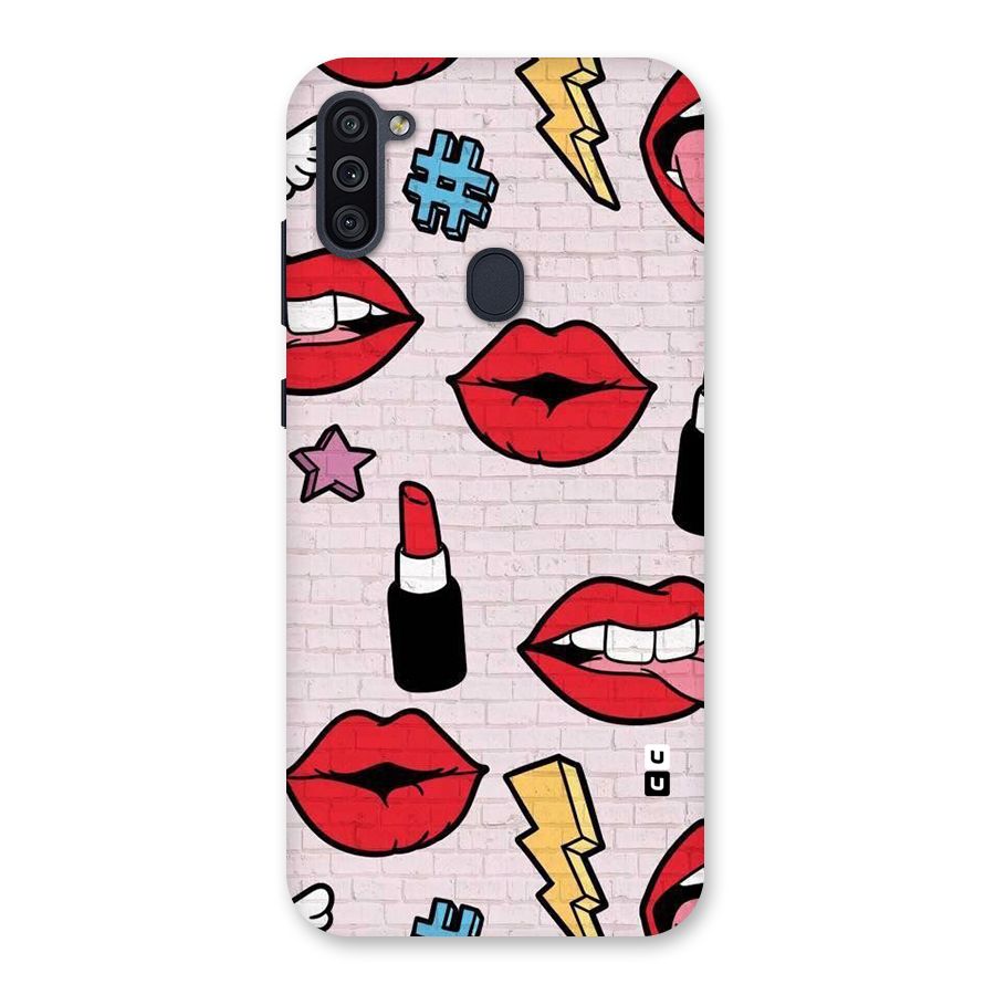 Bold Red Back Case for Galaxy M11