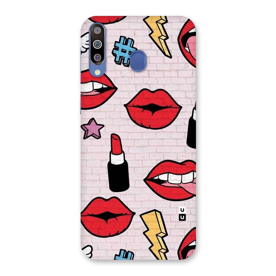 Bold Red Back Case for Galaxy M30