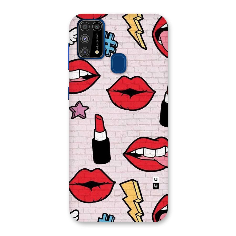 Bold Red Back Case for Galaxy M31