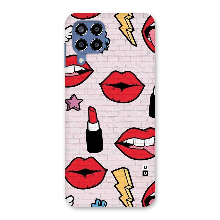 Bold Red Back Case for Galaxy M53 5G