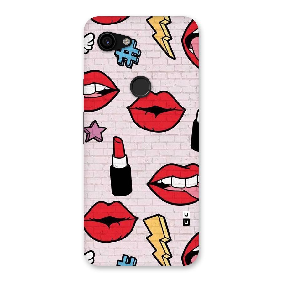 Bold Red Back Case for Google Pixel 3a