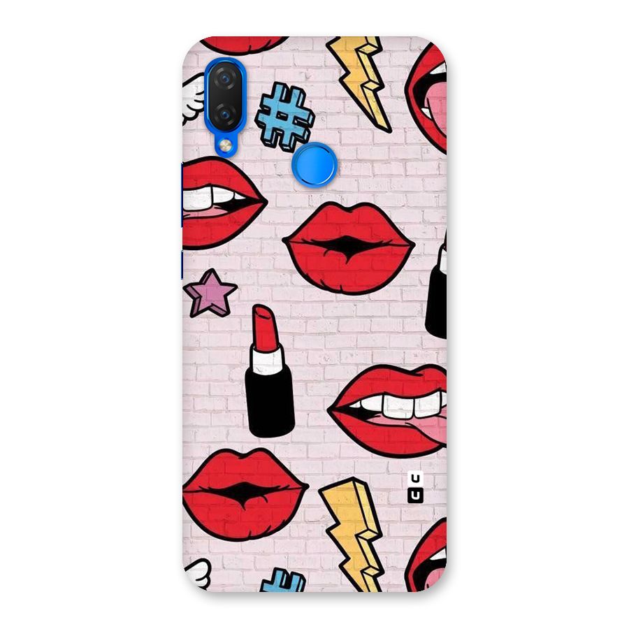 Bold Red Back Case for Huawei P Smart+
