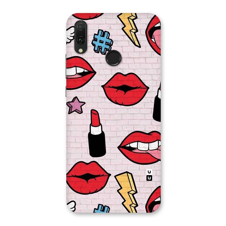 Bold Red Back Case for Huawei Y9 (2019)