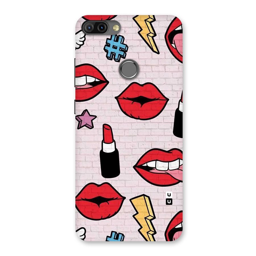 Bold Red Back Case for Infinix Hot 6 Pro