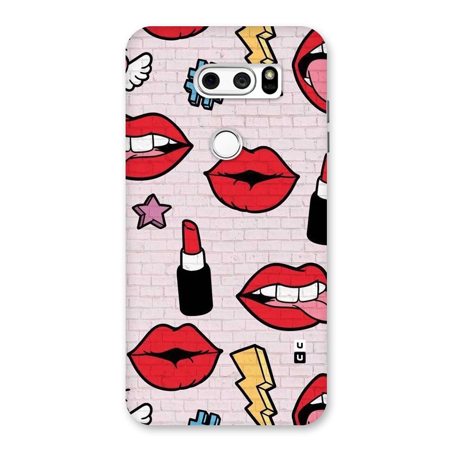 Bold Red Back Case for LG V30