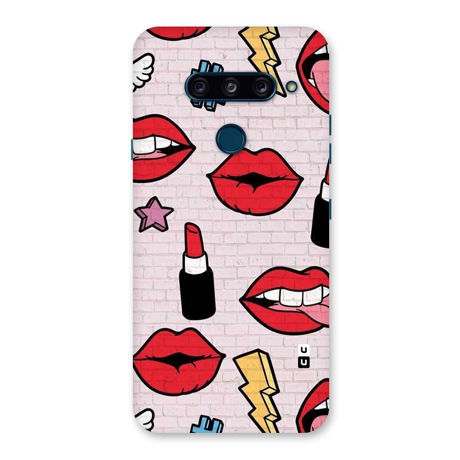Bold Red Back Case for LG  V40 ThinQ