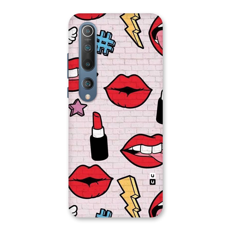 Bold Red Back Case for Mi 10