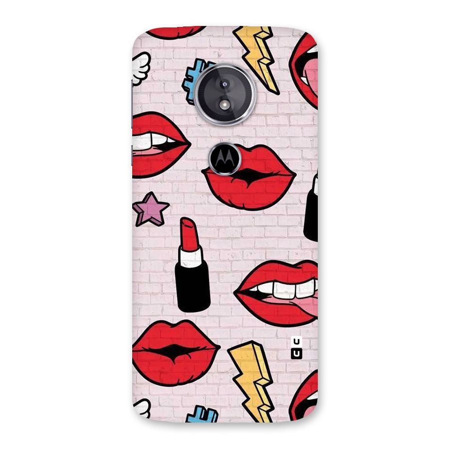 Bold Red Back Case for Moto E5