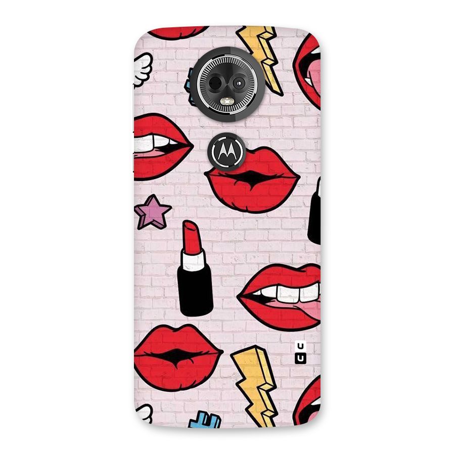 Bold Red Back Case for Moto E5 Plus
