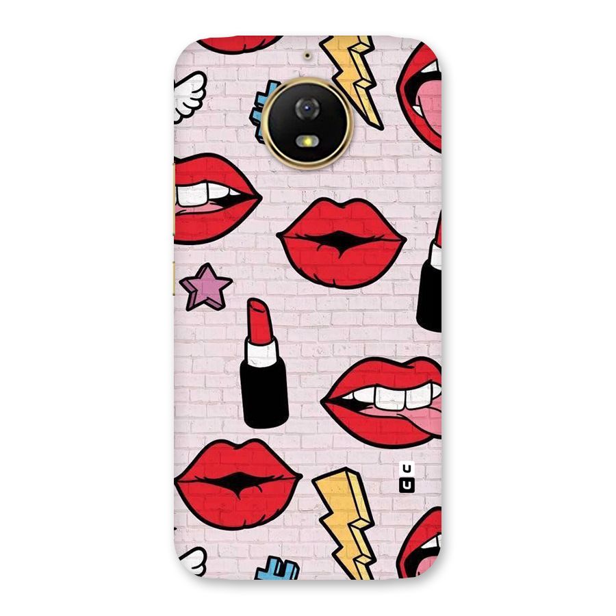 Bold Red Back Case for Moto G5s