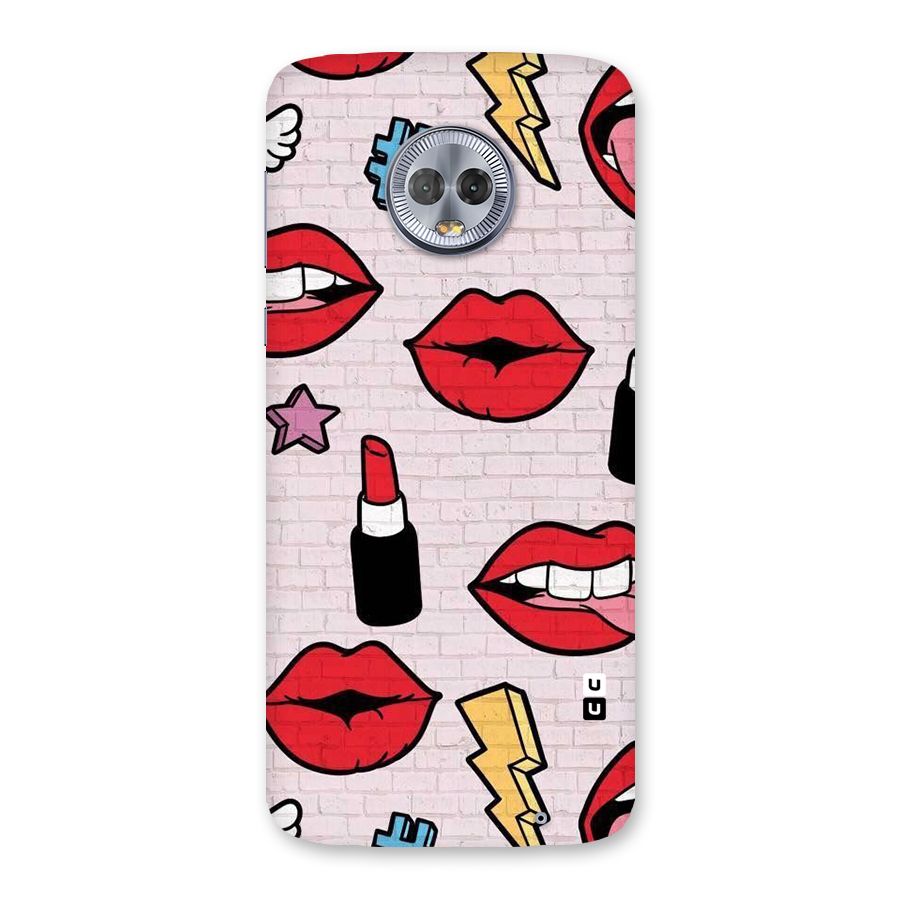 Bold Red Back Case for Moto G6 Plus
