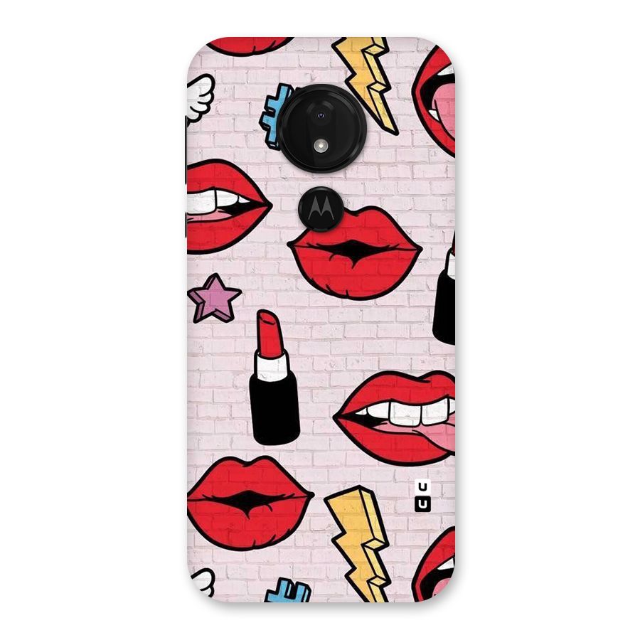 Bold Red Back Case for Moto G7 Power