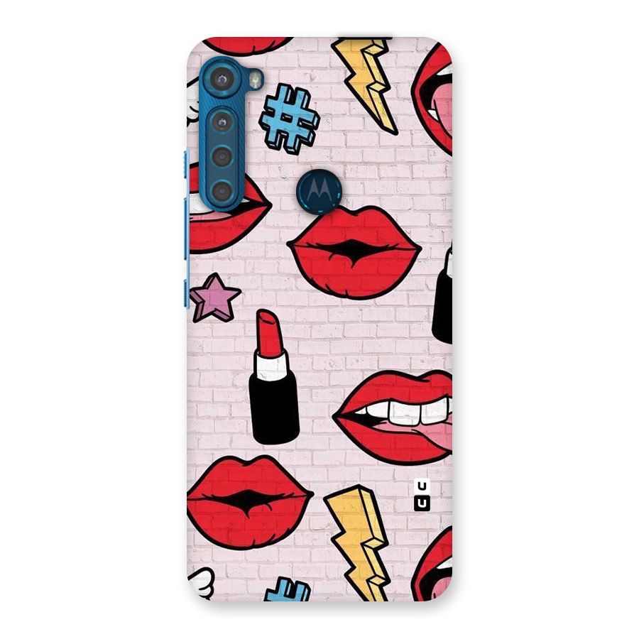 Bold Red Back Case for Motorola One Fusion Plus