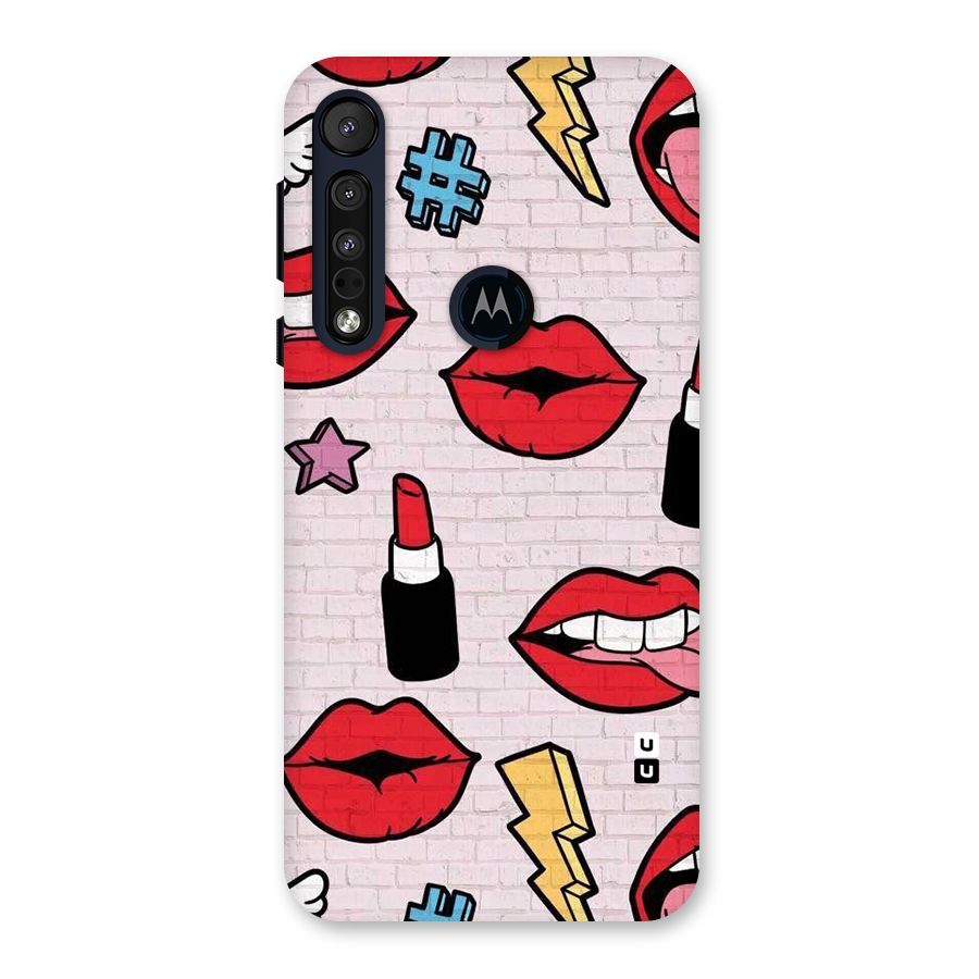 Bold Red Back Case for Motorola One Macro
