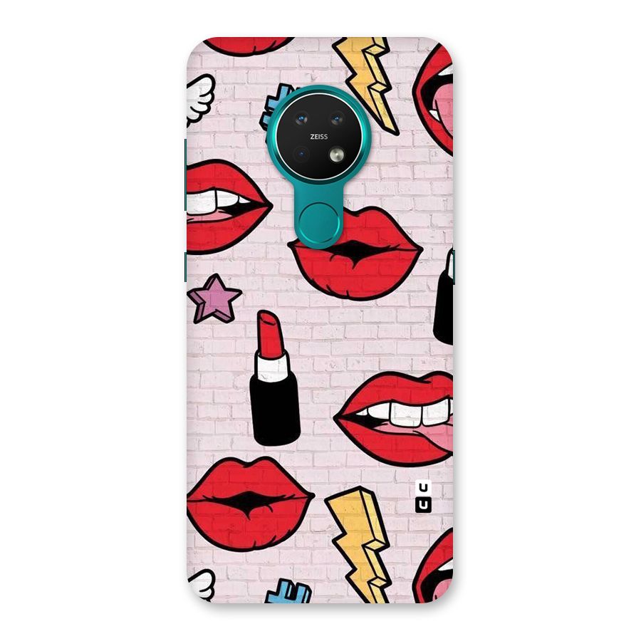 Bold Red Back Case for Nokia 7.2
