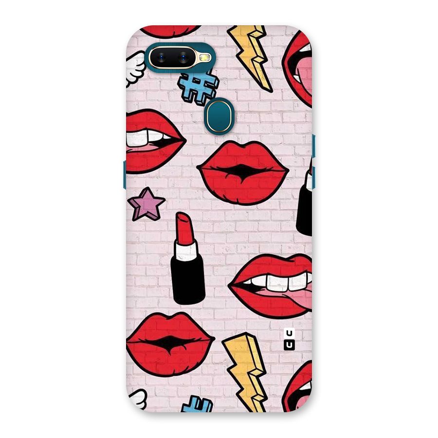 Bold Red Back Case for Oppo A11k
