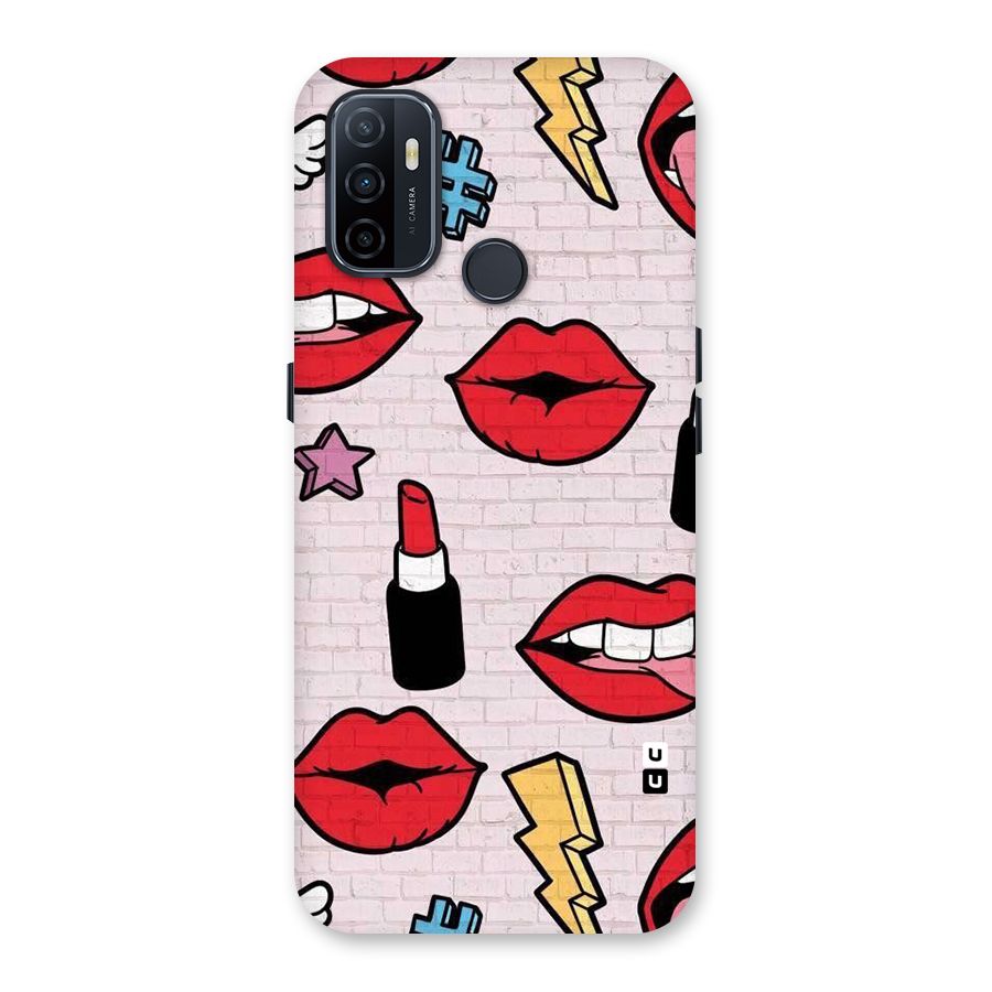 Bold Red Back Case for Oppo A32