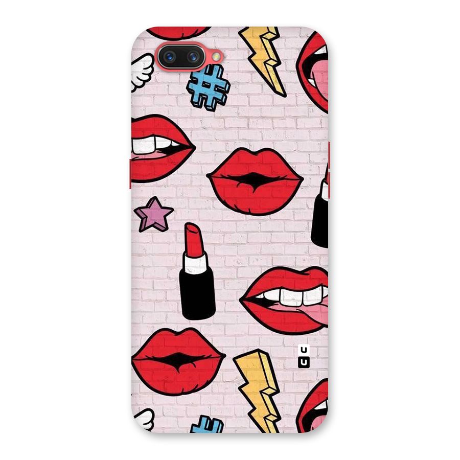 Bold Red Back Case for Oppo A3s