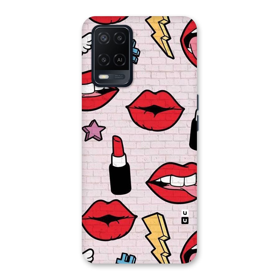 Bold Red Back Case for Oppo A54