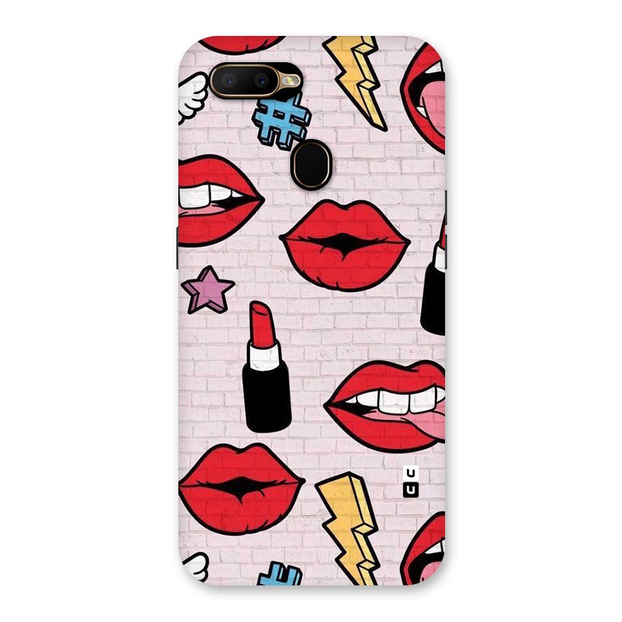 Bold Red Back Case for Oppo A5s