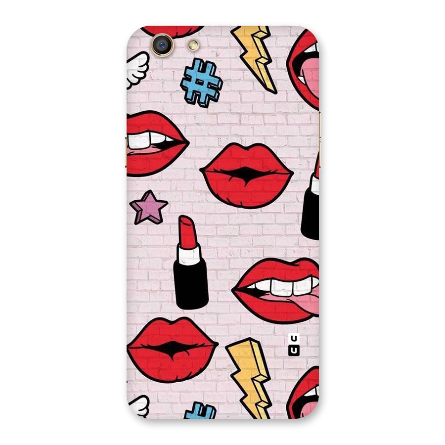 Bold Red Back Case for Oppo F3