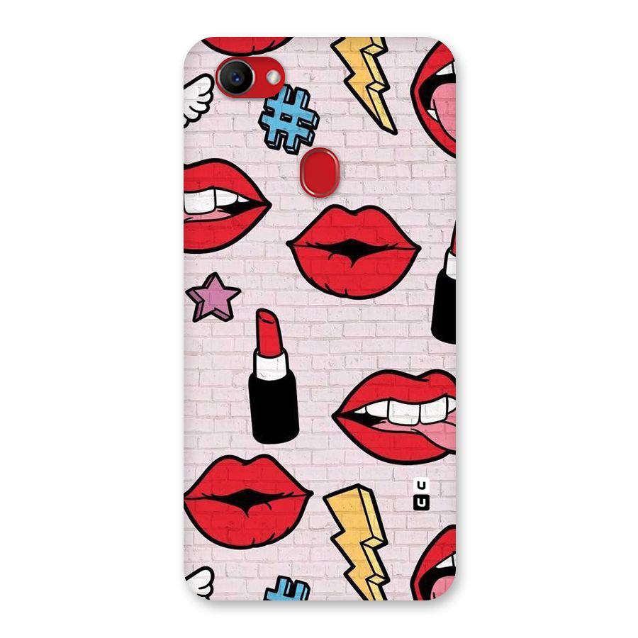 Bold Red Back Case for Oppo F7