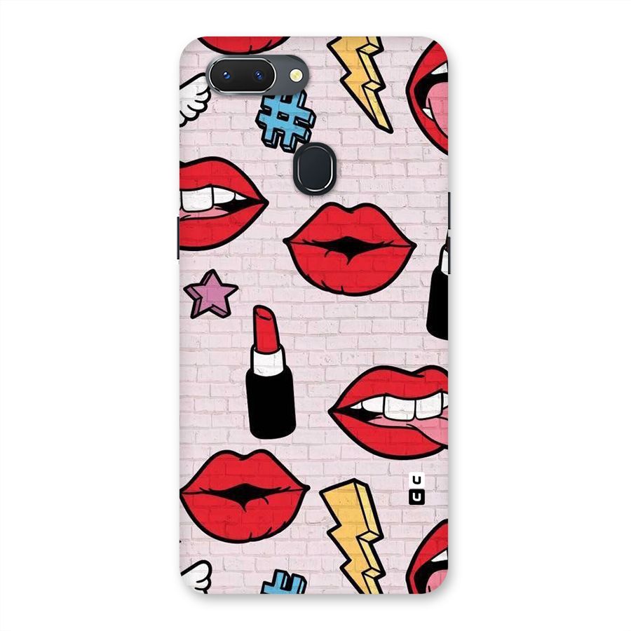 Bold Red Back Case for Oppo Realme 2
