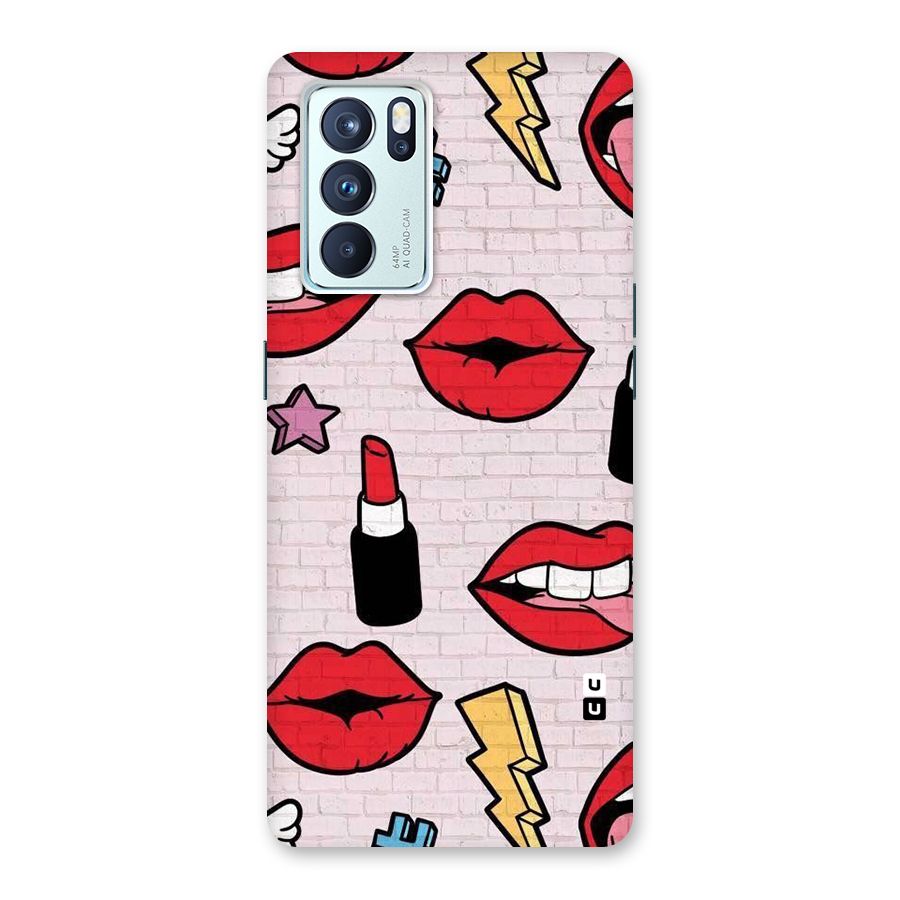 Bold Red Back Case for Oppo Reno6 Pro 5G