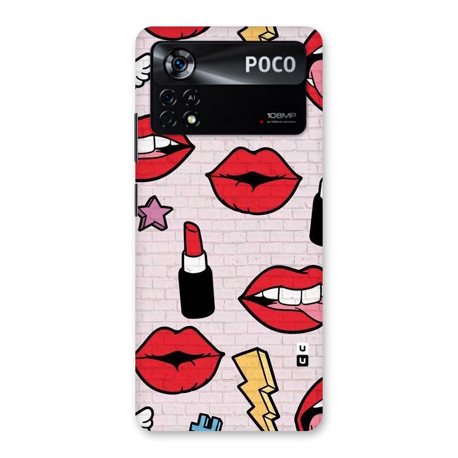 Bold Red Back Case for Poco X4 Pro 5G