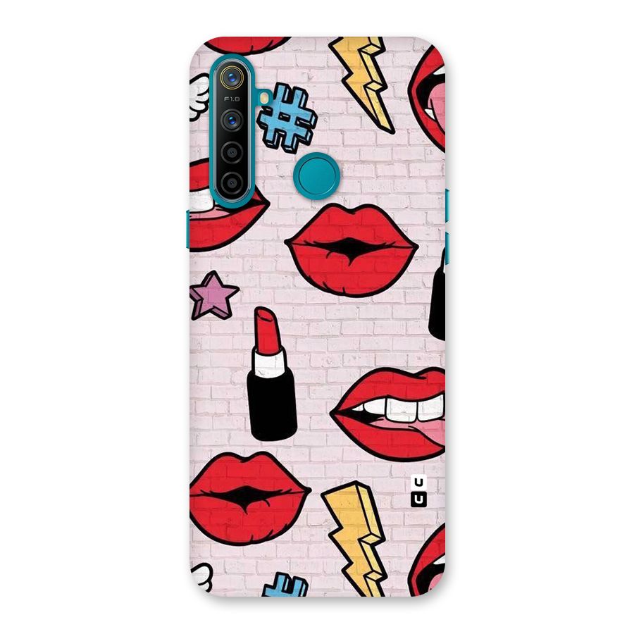 Bold Red Back Case for Realme 5i