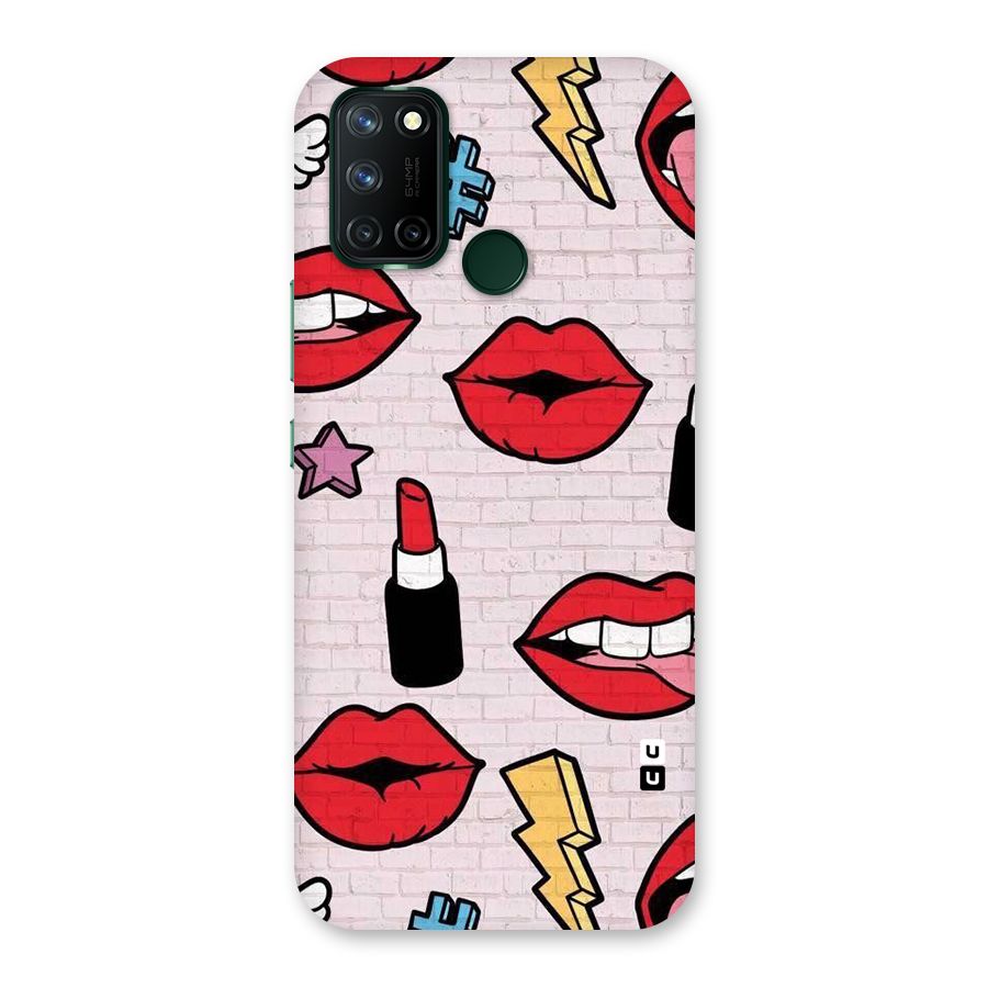 Bold Red Back Case for Realme 7i