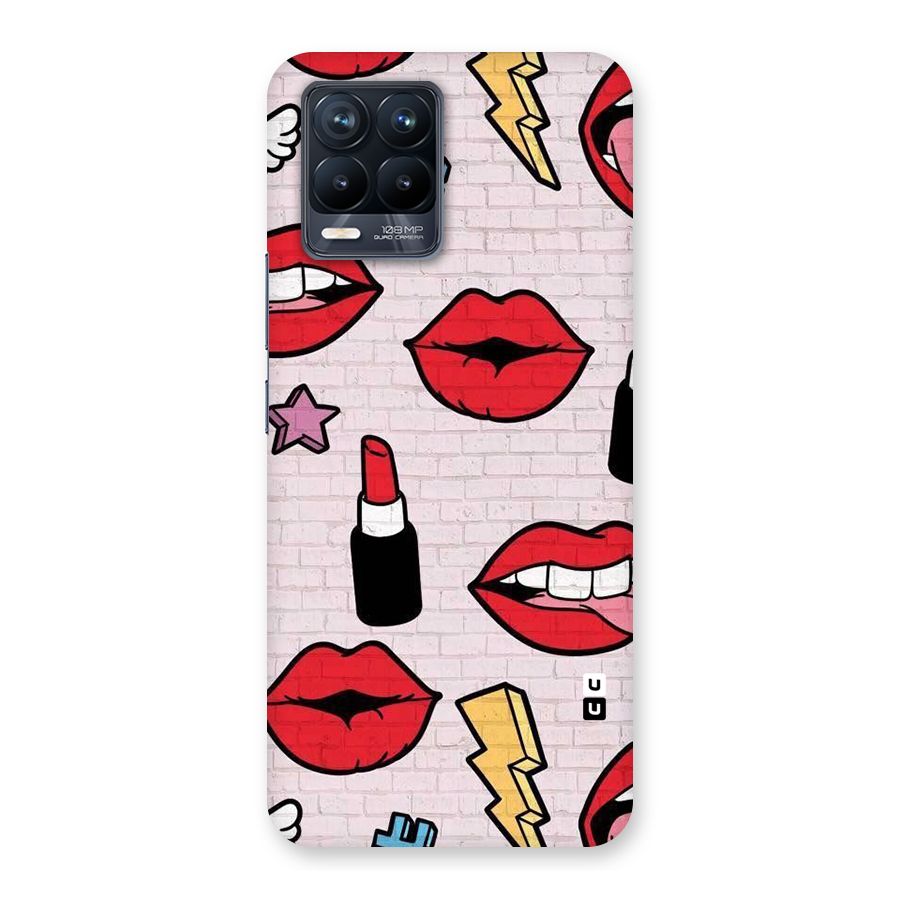 Bold Red Back Case for Realme 8 Pro