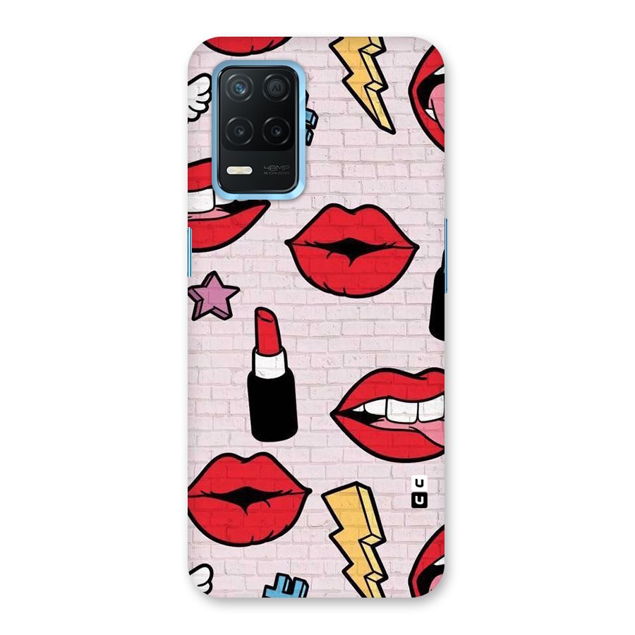 Bold Red Back Case for Realme 8s 5G