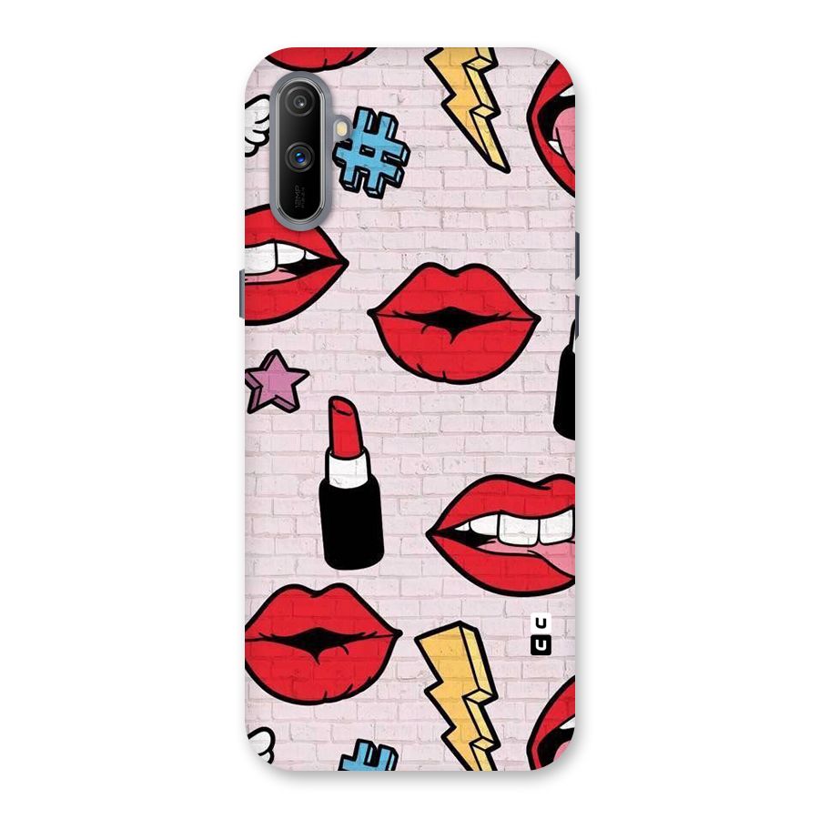 Bold Red Back Case for Realme C3