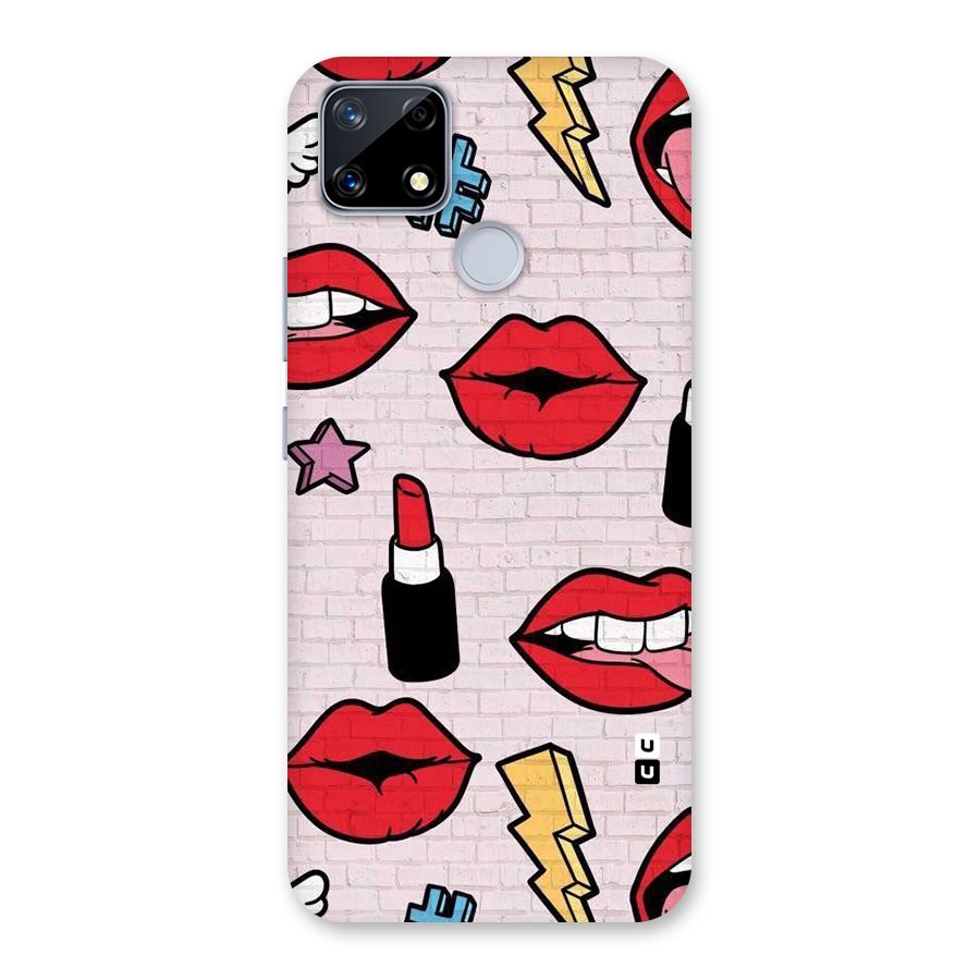 Bold Red Back Case for Realme Narzo 20