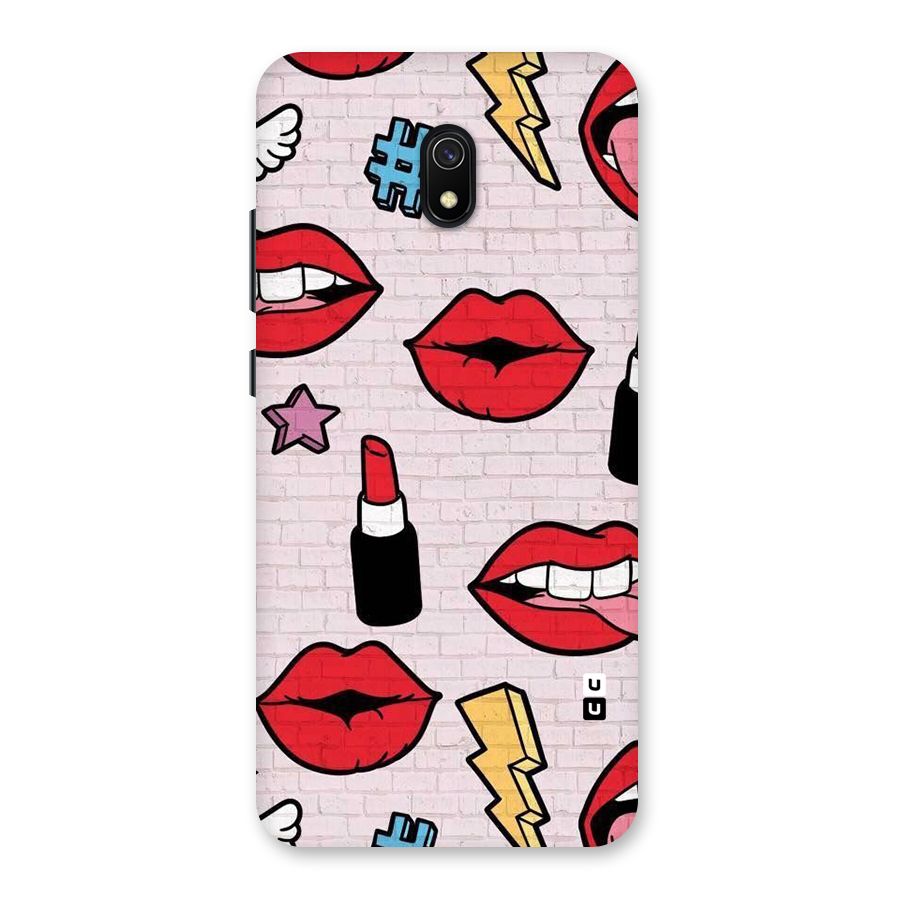 Bold Red Back Case for Redmi 8A