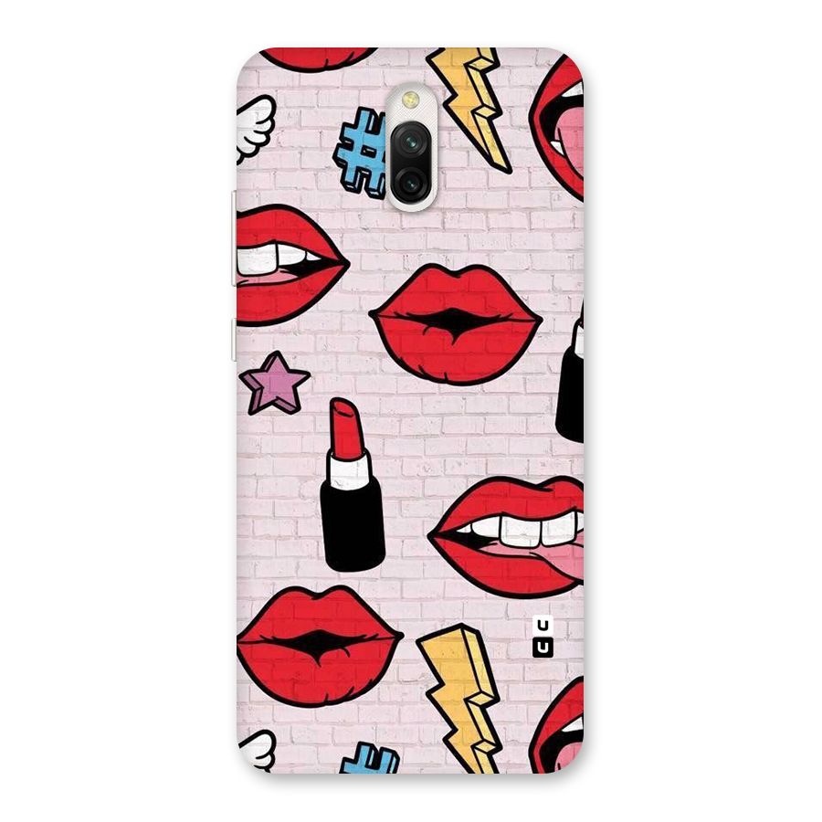 Bold Red Back Case for Redmi 8A Dual