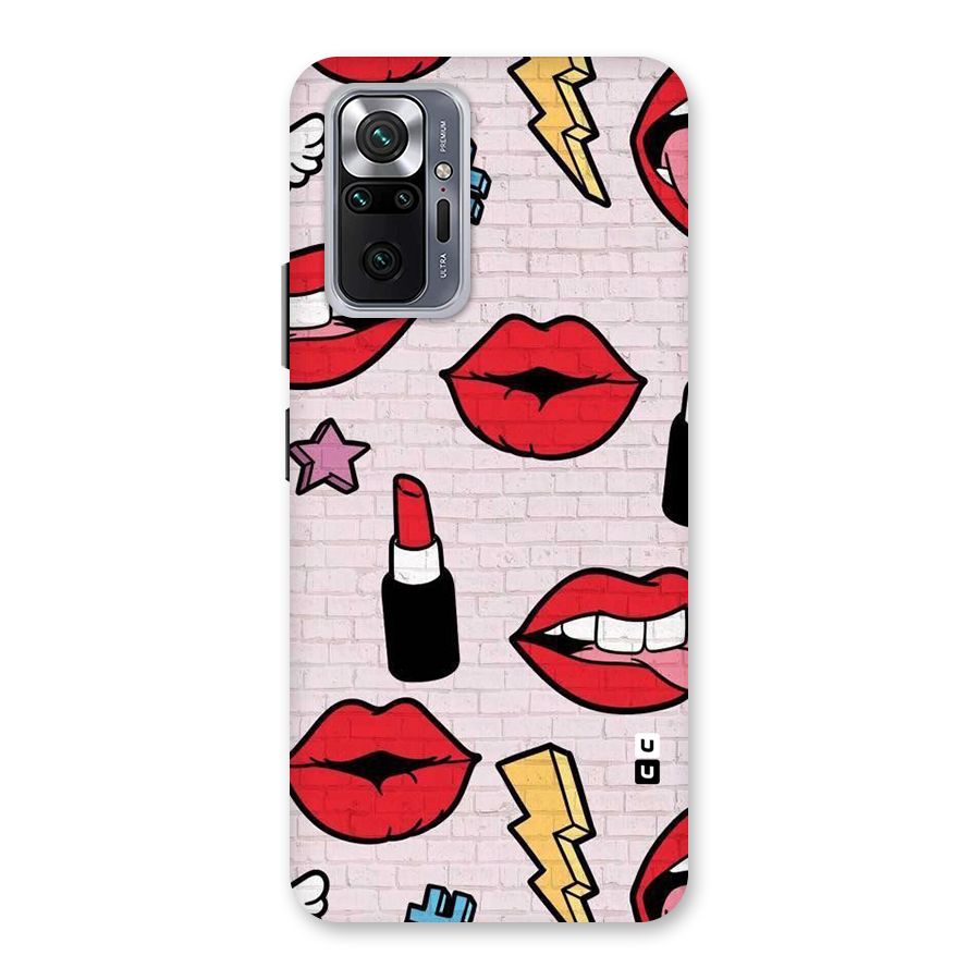 Bold Red Back Case for Redmi Note 10 Pro