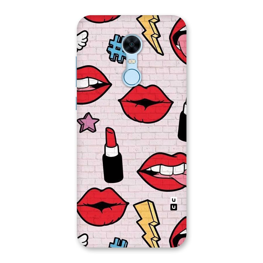 Bold Red Back Case for Redmi Note 5