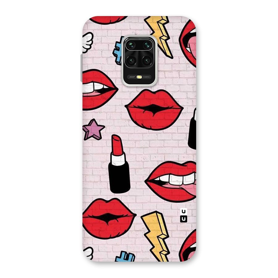 Bold Red Back Case for Redmi Note 9 Pro