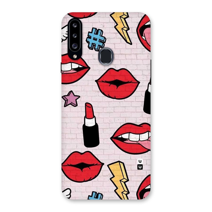 Bold Red Back Case for Samsung Galaxy A20s