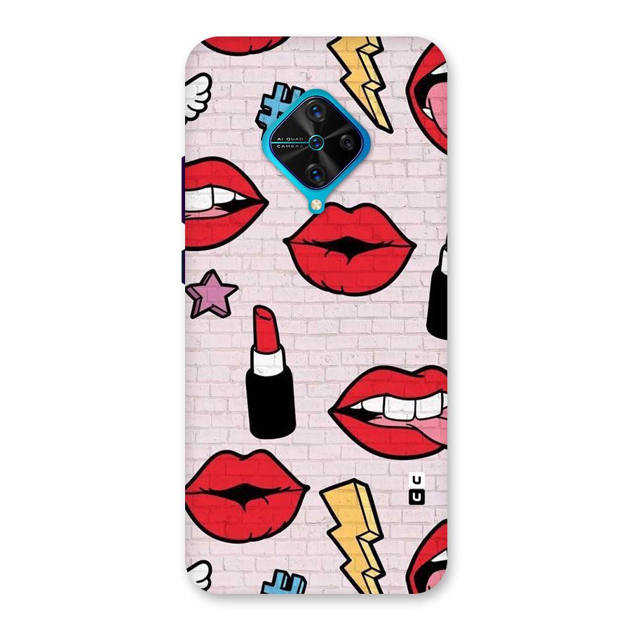 Bold Red Back Case for Vivo S1 Pro
