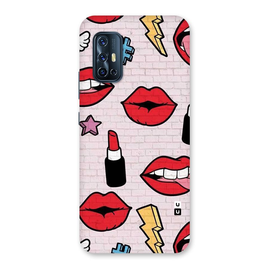 Bold Red Back Case for Vivo V17