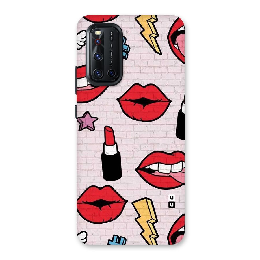 Bold Red Back Case for Vivo V19
