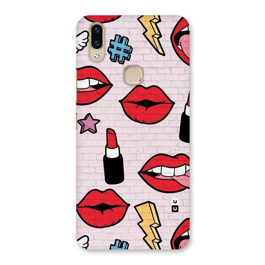Bold Red Back Case for Vivo V9 Youth